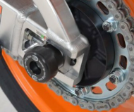 Προστατευτικά ψαλιδιού R&G RACING για τάπες άξονα, μαύρο Honda CBR600RR/1000RR