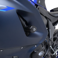 R&G RACING Aero Race Crash Protectors - Black Yamaha R7 22-25