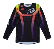 Motocross Jersey TROY LEE DESIGNS SE PRO Stripes Jersey - Black/Multi