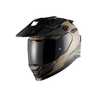 Cască de aventură NEXX Y.TRAVL QUEST SAND GREEN MATT