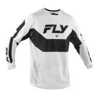 Motocross blouse FLY RACING Kinetic Mesh Jersey White / Black