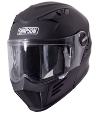 Каска SIMPSON Darksome 06 SOLID MATT BLACK