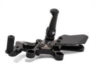 Adjustable footrests black YAMAH GILLES AS31GT3-Y17-B