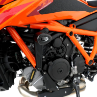 Προστατευτικά R&G RACING Aero από σύγκρουση - Μαύρα KTM SuperDuke 1390 24-26