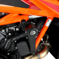Προστατευτικά R&G RACING Aero από σύγκρουση - Μαύρα KTM SuperDuke 1390 24-26