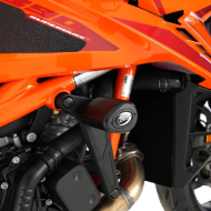 Προστατευτικά R&G RACING Aero από σύγκρουση - Μαύρα KTM SuperDuke 1390 24-26