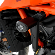 Προστατευτικά R&G RACING Aero από σύγκρουση - Μαύρα KTM SuperDuke 1390 24-26
