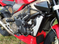Crash plugs R&G RACING Aero Crash Protectors Black Aprilia Tuono 1000 03-05