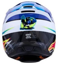 Κράνος μοτοκρός ALPINESTARS SM3 FALCON ΜΠΛΕ/ΜΑΥΡΟ/ΡΟΖ