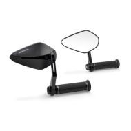 Огледала за мотор BARRACUDA X-VERSION RETROBAR END BLACK (PAIR)