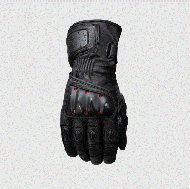 Mănuși din piele KNOX Oulton MK2 – Negru/Roșu