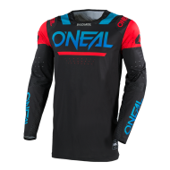 Tricou motocross O'NEAL PRODIGY FIVE FOUR BLACK/BLUE V.25