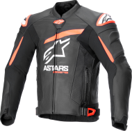 Geaca de piele ALPINESTARS GP PLUS R V4 Airflow NEGRU/ROSU