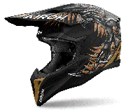 Cască de motocross AIROH WRAAAP CYBORG