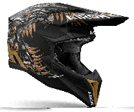 Cască de motocross AIROH WRAAAP CYBORG