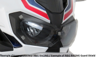 Προστατευτικό φαναριού R&G RACING Γυάλινο, ημιδιαφανές Honda NC750S 14-18