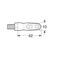 Semnalizatoare LED pentru motociclete Nix