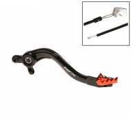 Заден лост за спирачка RFX Pro ST Rear Brake Lever (Hard Anodised Black/Orange) - KTM SX/EXC250