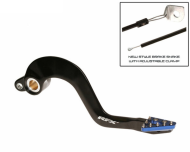 RFX Pro ST Rear Brake Lever (Hard Anodised Black/Blue) - Yamaha YZ125/250