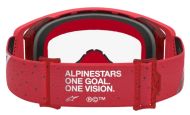Motocross goggles ALPINESTARS SUPERTECH VESTA CHROME RD/CLR