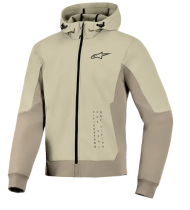 Hanorac motocicletă ALPINESTARS Radium Tech Hoodie MASTIC/ALUMINIU