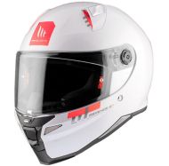 Helmet MT REVENGE 2 S SOLID A0 GLOSS PEARL WHITE