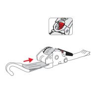 Curele pentru transport motociclete LAMPA 5x300 cm 60142