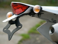 Suport plăcuță de înmatriculare R&G RACING Husqvarna SMR630 11 / TE 125 11-12