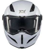 Cască modulară AXXIS GHOSTFIGHTER SV A0 ALB LUCIOS