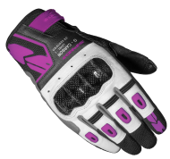 Mănuși moto damă SPIDI G-CARBON Negru/Fucsia