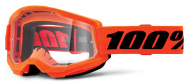 Motocross Goggles 100% STRATA2 NEON ORANGE 24