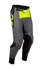 FLY RACING Lite Flake Kids Motocross Breeches - Grey/Hi-Vis/Black