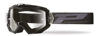 Motocross goggles PROGRIP 3201 BLACK CLEAR