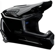 Cască motocross THOR FLEET BLACKOUT GLOSS