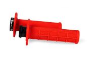 Mânere motocicletă RACETECH Lock On Neon Red
