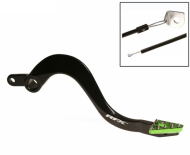 Заден лост за спирачка RFX Pro ST Rear Brake Lever (Hard Anodised Black/Green) KXF 250 05-20