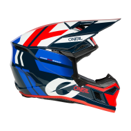 Cască motocross O'NEAL 3SERIES RIDE ALBASTRU/ALB/ROȘU V.26