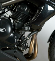 Dopuri de protecție R&G RACING Aero Crash Protectors Negre Kawasaki ER-6 N 12-16