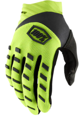 Mănuși motocross pentru copii 100% AIRMATIC FLUO GALBEN/NEGRU
