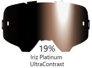 Iriz Goggle Plate Leatt Velocity-Platinum UltraContrast 19%