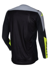 Motocross Jersey Just1 J-Flex 2.0 District Grey/Yellow Fluo/Black