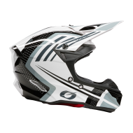 Casca motocross SERIA 5 POLIACRILIT SPIKE ALB/NEGRU V.25