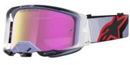 Motocross goggles ALPINESTARS VISION 8 MAVEN LAV BLACK MIRROR-PINK