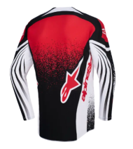 Motocross jersey Alpinestars TECHSTAR NOMUR BLACK/WHITE/RED