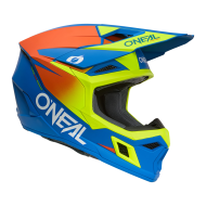 Cască Motocross O'NEAL 3SERIES ALBASTRU SOLID/NEON