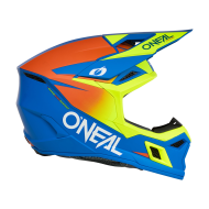 Cască Motocross O'NEAL 3SERIES ALBASTRU SOLID/NEON