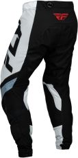 Motocross breeches FLY RACING Lite- Black/White/Denim Grey