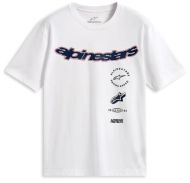 Тениска ALPINESTARS SS CSF ABUS WHITE