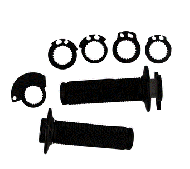Λαβές μοτοκρός PROGRIP 708 Lock-On Locking ΜΑΥΡΕΣ