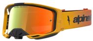 Motocross goggles ALPINESTARS VISION 8 AMBER FIRE RED BLK MIRROR-RED